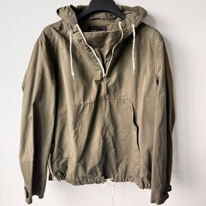 Unisex River Island Hooded Utility ¼ Zip Rain Jacket